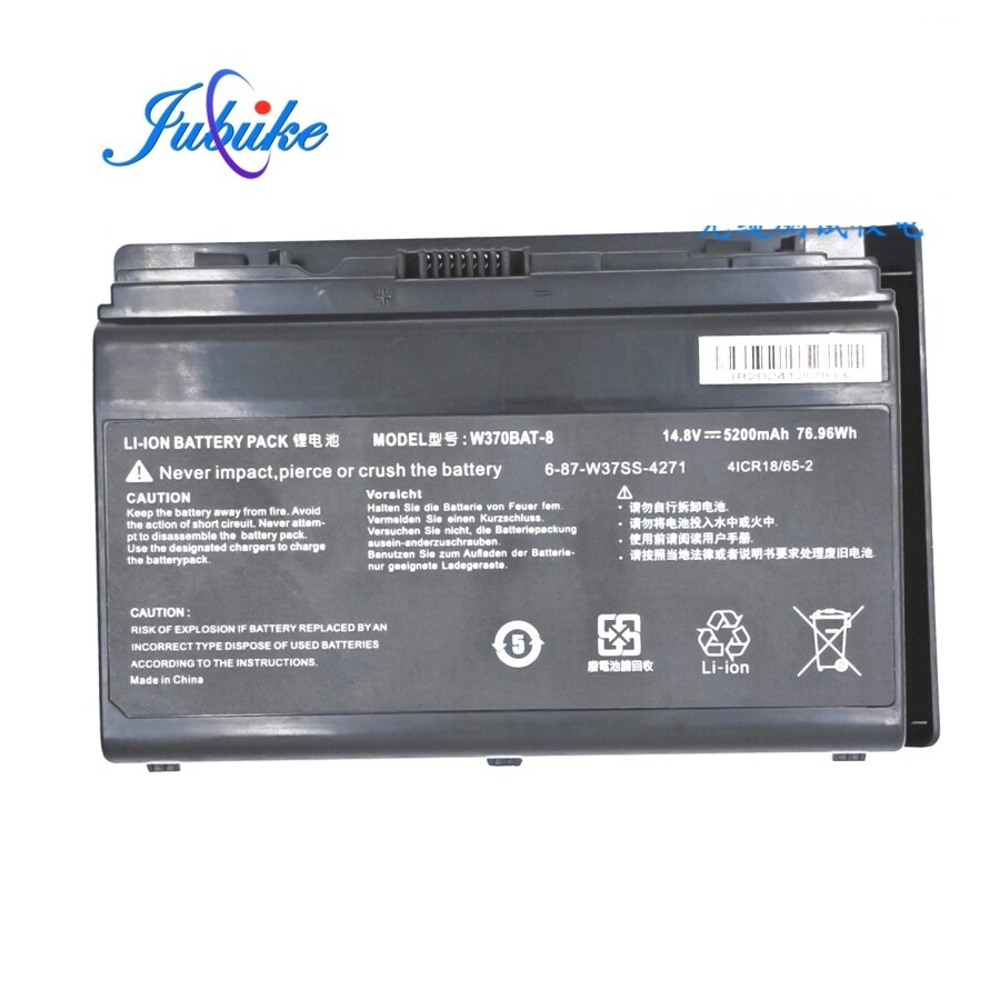 Hasee W370BAT-8 แบตเตอรี่แล็ปท็อป สำหรับ K660E K760E K590S K650C K750S K750C notebook battery