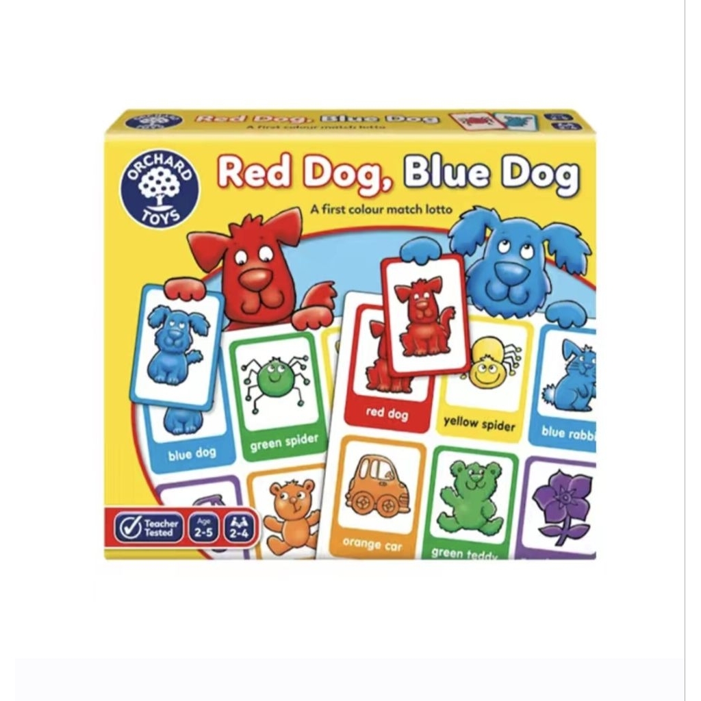 Orchard Toy / red dog  blue bog