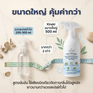 สเปรย์ดับกลิ่นออแกนิค ขจัดกลิ่นขยะ สีทาบ้าน เฟอร์นิเจอร์ สกัดจากธรรมชาติ 100% ปลอดภัยต่อเด็กและสัตว์เลี้ยง