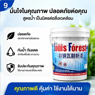 สีทาเหล็ก สีทาโลหะ สีรีโนเวทเหล็ก สีกันสนิม กันน้ำ กันแดด แห้งเร็ว ไม่ต้องขัด หลังคาเมทัลชีท ประตู รั้วเหล็ก