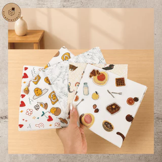 กระดาษรองเบเกอรี่ 6×6 นิ้ว (15ซม.) Food Grade กันน้ำมัน | 100 ใบ | กระดาษรองขนม อาหาร | Bakery Paper