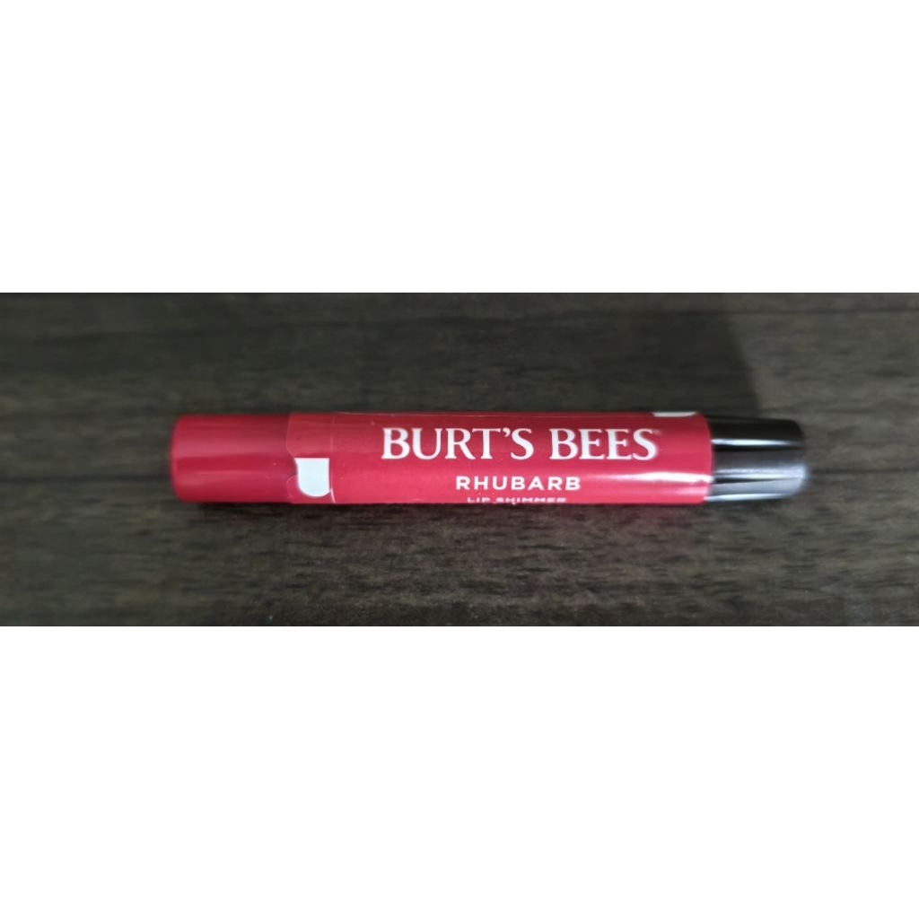 BURT'S BEES Lip Shimmer - Rhubarb รูบาร์บ 2.55 g ของแท้จากอเมริกา (25)
