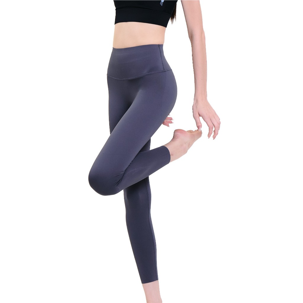 Wacoal Motion Wear กางเกงออกกำลังกายขายาว รุ่น WR7127 สีเทาฟอสซิล (GF) — صورة 3