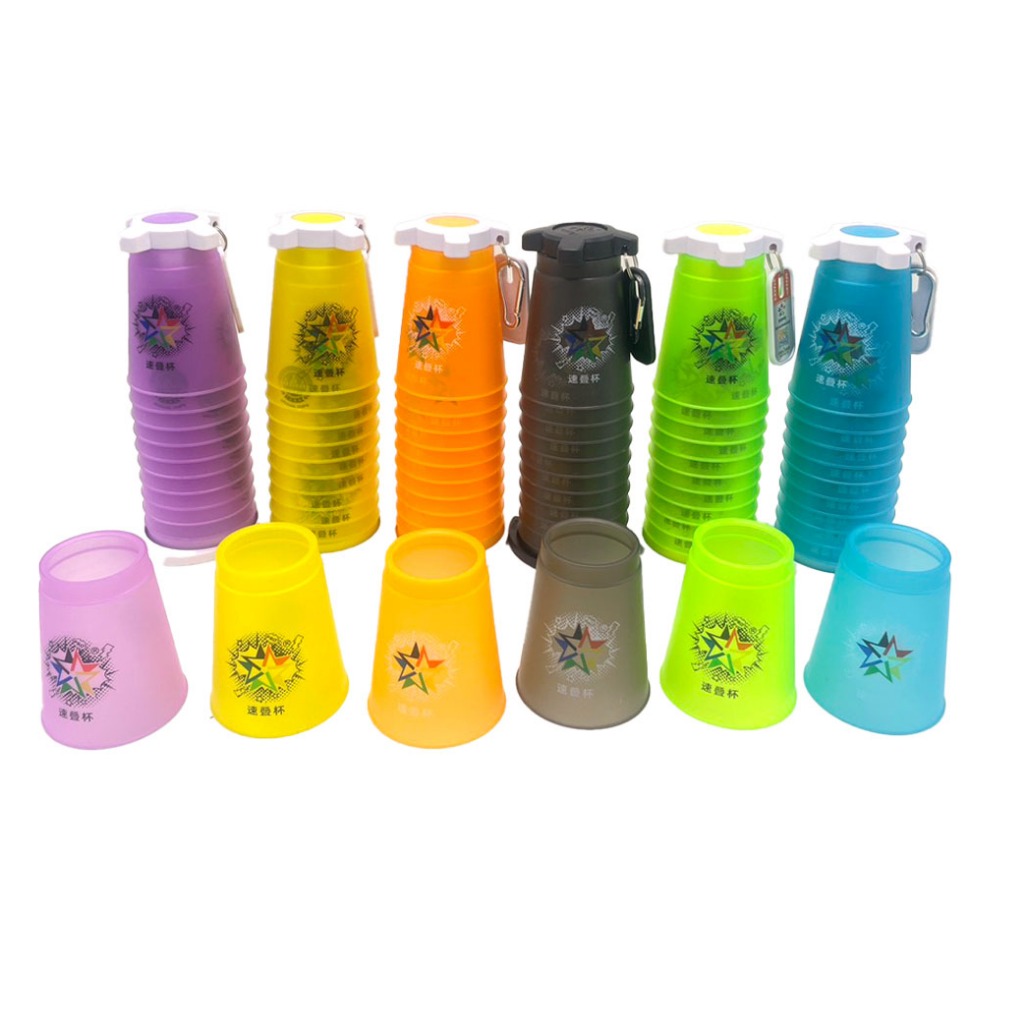 แก้วสแต็ค 12 ใบ speed stacking cups คุณภาพระดับแข่งขัน มาพร้อมที่เก็บแก้วครบชุด แบบโปร ส่งจากไทยส่งได้ทันที