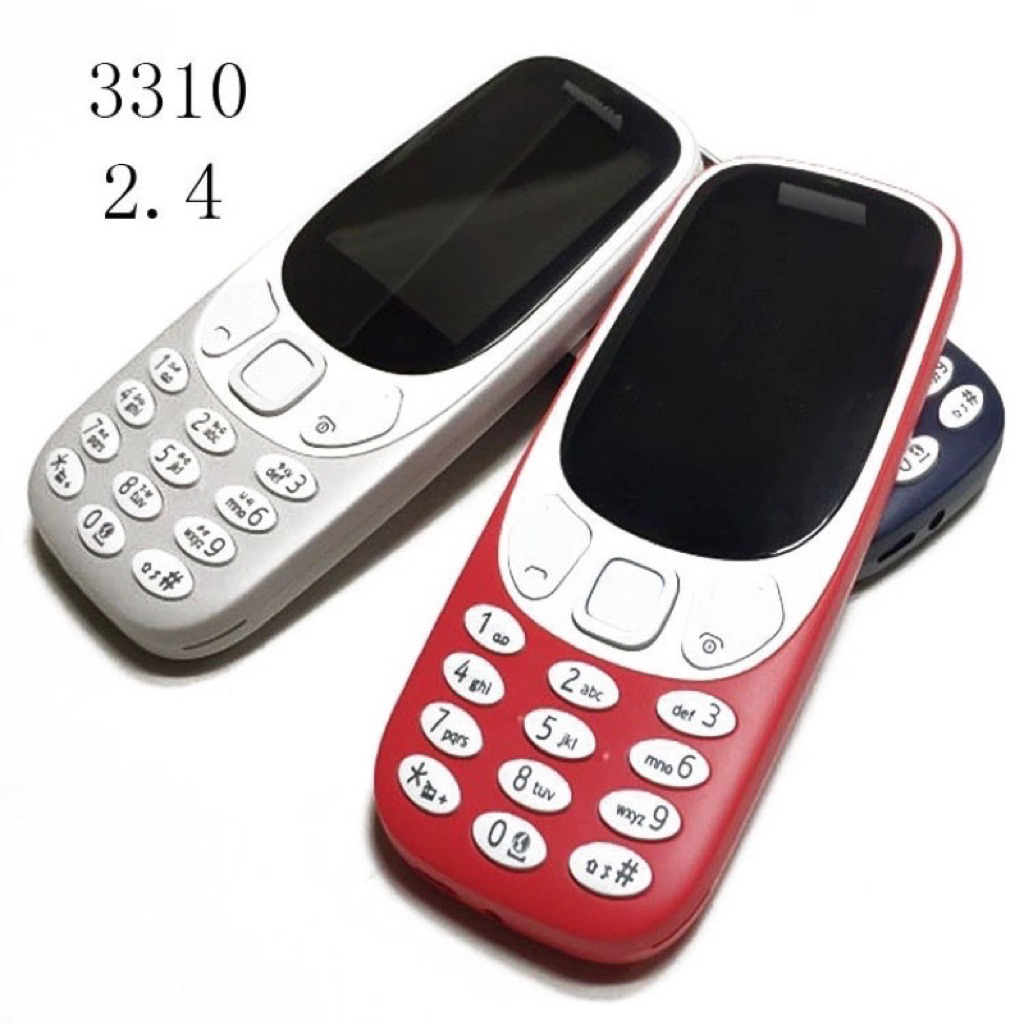 โทรศัพท์มือถือปุ่มกด โนเกีย รุ่น 3310 3G 4G เครื่องใหม่ เเป้นภาษาไทย ปุ่มกดใหญ่ สุดคลาสสิค ใช้งานง่าย
