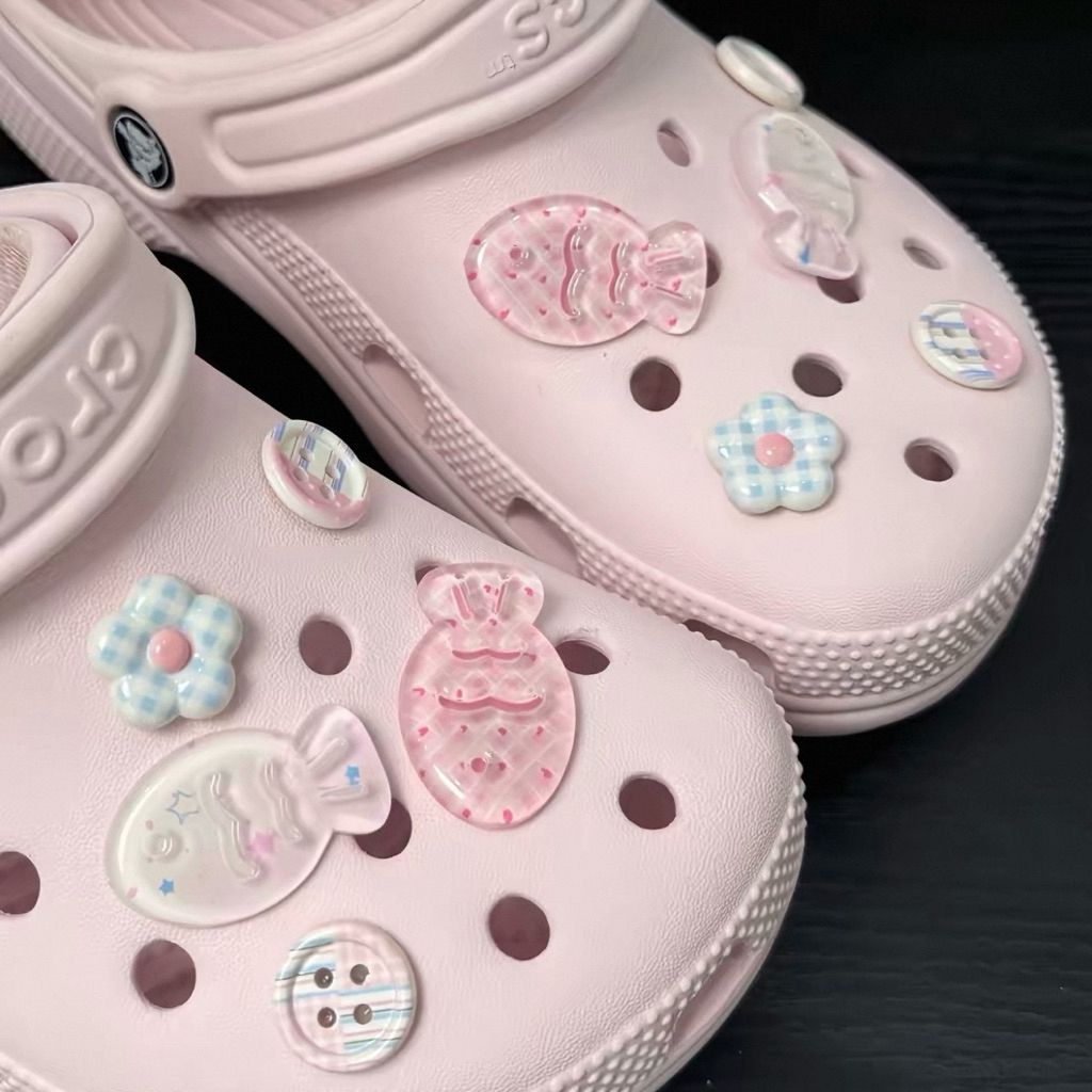 ꒰ 𝑐𝑙𝑢𝑏𝑜𝑓𝑡𝘩𝑖𝑛𝑔𝑠. ꒱ — พร้อมส่ง ตัวติดรองเท้า crocs