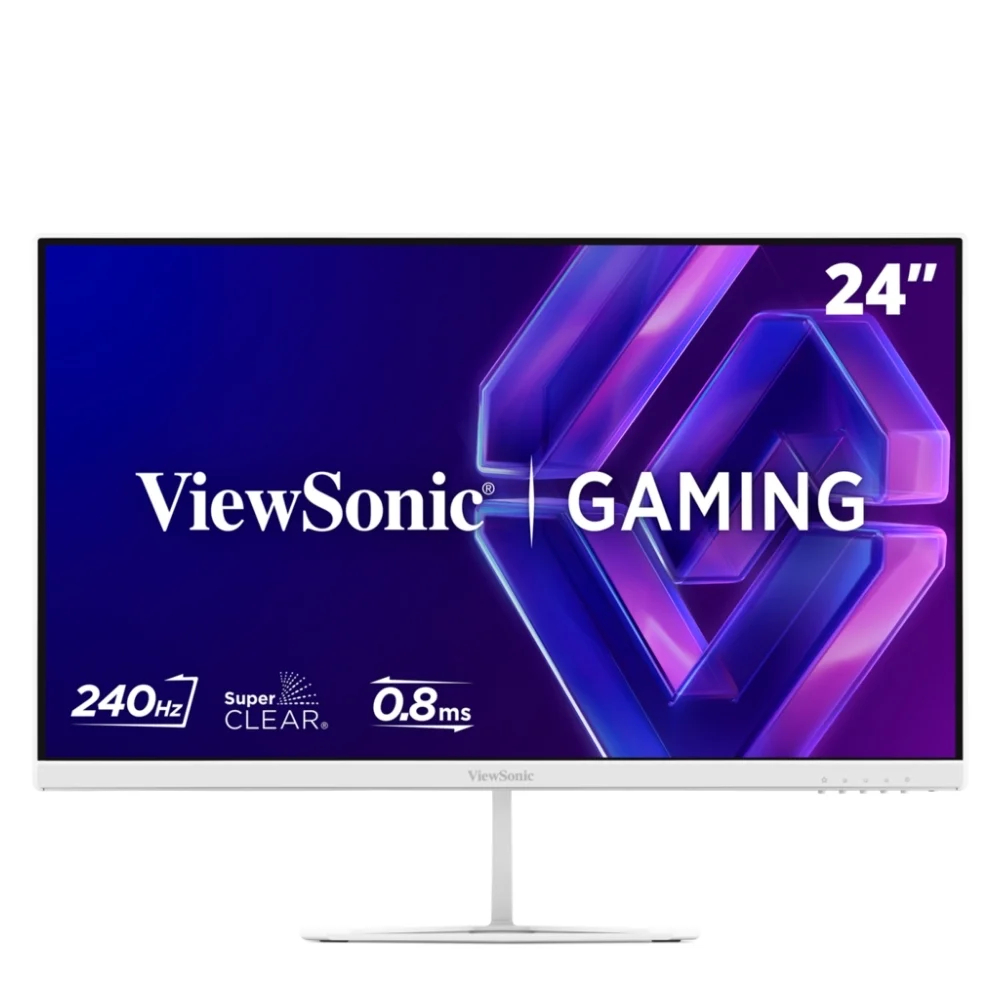Viewsonic VX24G30-W 24" 240Hz Gaming monitor 240hz, 0.8ms, Full HD, Dual HDMI, NVIDIA G-sync