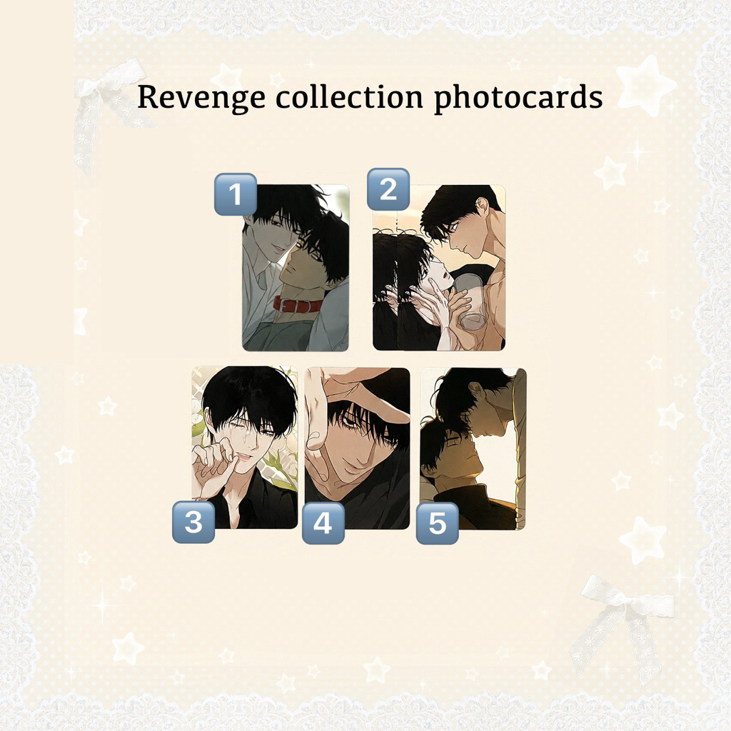พร้อมส่ง | Lezhin Jmeeshop Revenge collection photocards | การ์ด เล่ห์ร้ายพลิกรัก