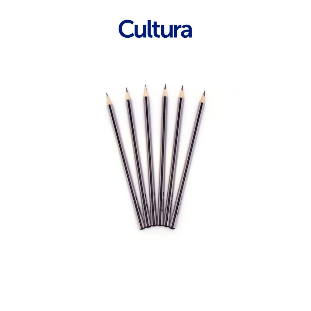 CULTURA 6 Hb Graphite Pencils ชุดดินสอดำ HB (6 แท่ง)