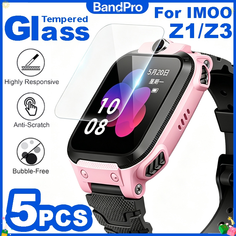 [ส่งจากไทย] สำหรับ Imoo นาฬิกาโทรศัพท์ X10 Z6 Z7 Z1 Z3 เด็ก SmartWatch CLEAR/ป้องกันสีม่วง กระจกนิรภัยฟิล์มหน้าจอป้องกัน