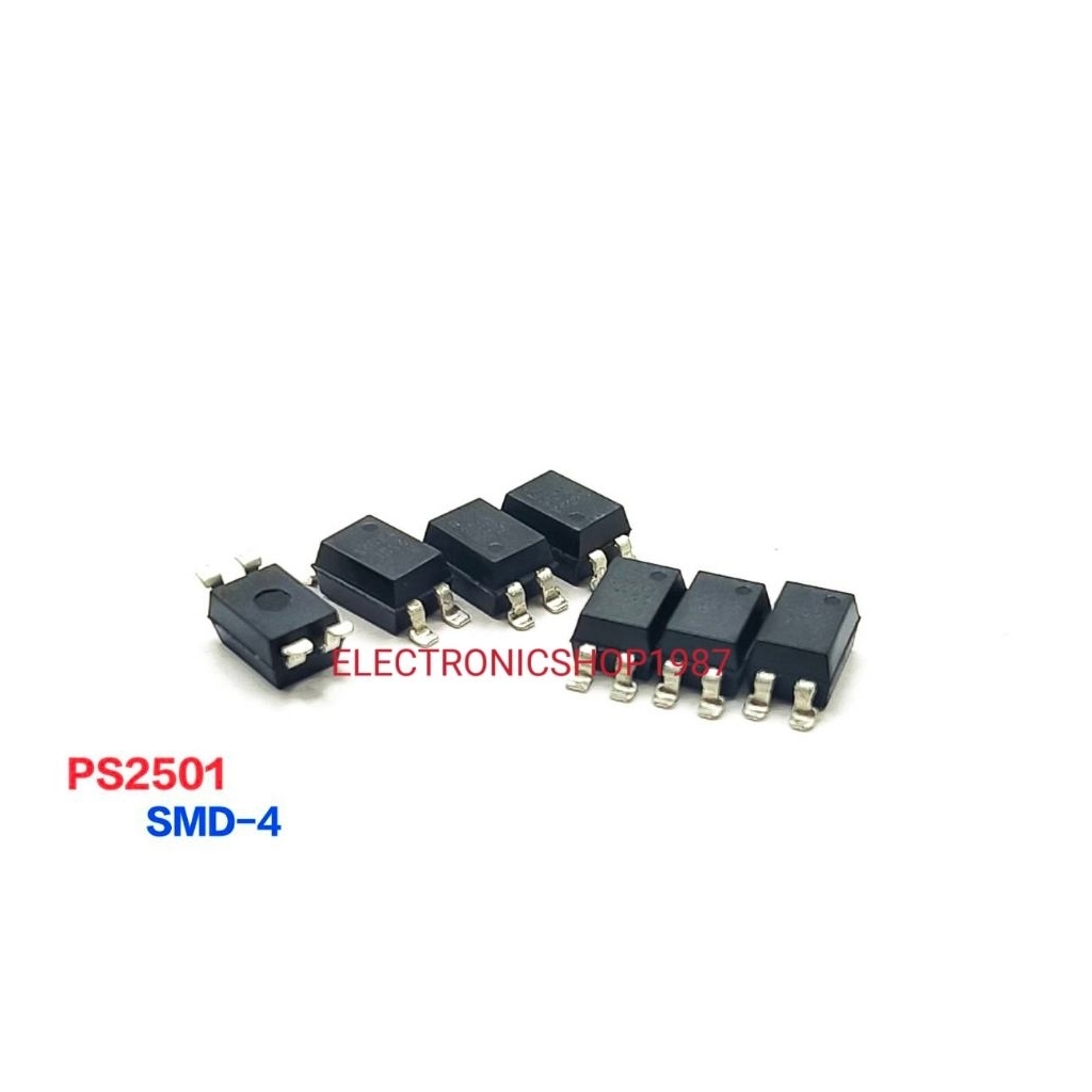 ราคา 5ตัว 👉👉PS2501 PS2501-1 NEC2501 2501 Optocoupler SOP-4 ออปโต้คอปเปอร์ แปะปริ้น 4ขา