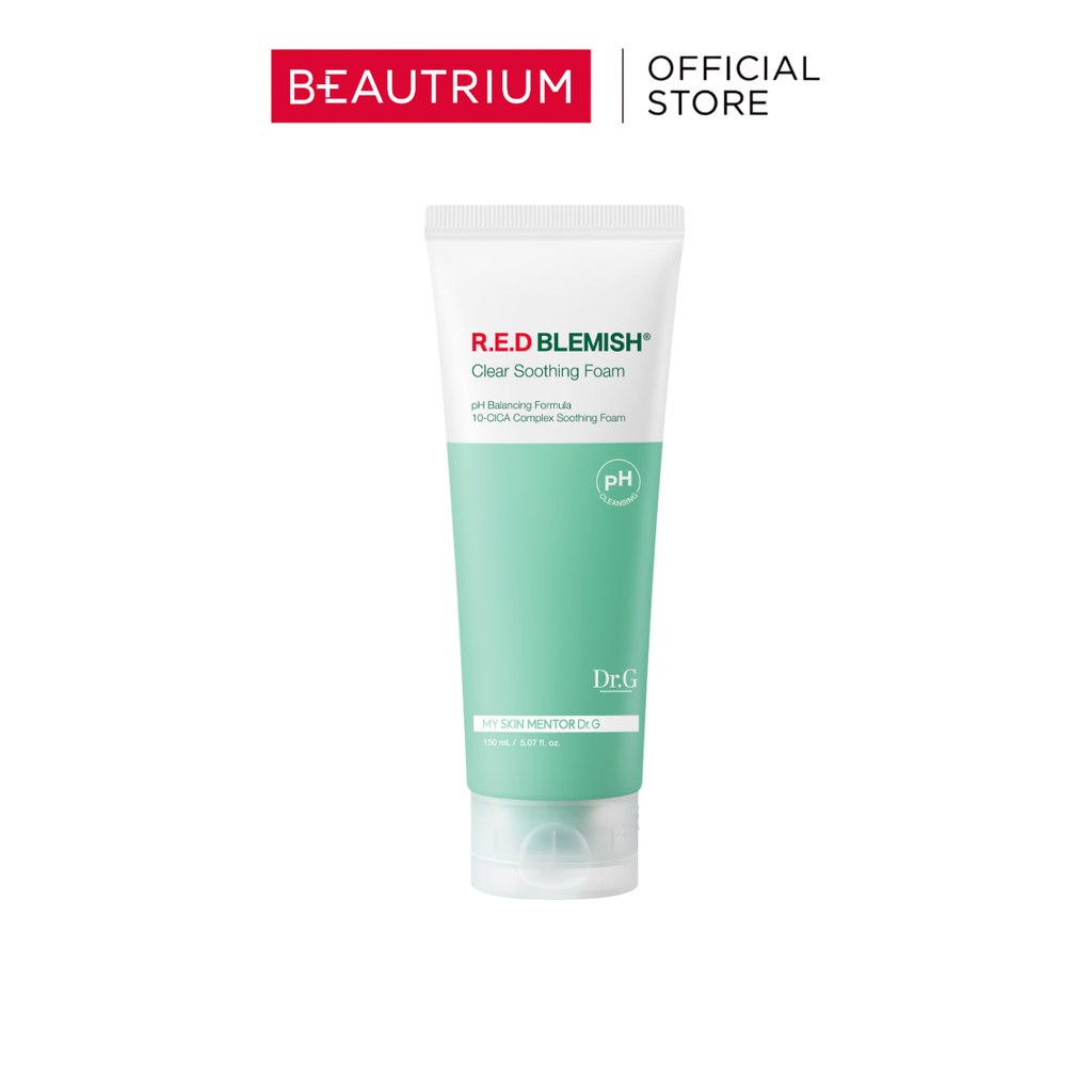 DR.G R.E.D Blemish Clear Soothing Foam ผลิตภัณฑ์ทำความสะอาดผิวหน้า 150ml
