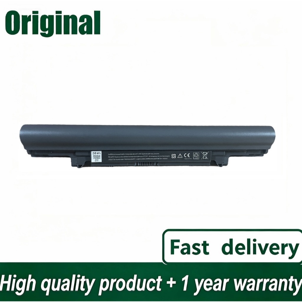 แบตเตอรี่ทดแทน Dell YFDF9 11.1V 65Wh สำหรับ Latitude 3340 3350 E3340 E3350 รหัส JR6XC 5MTD8