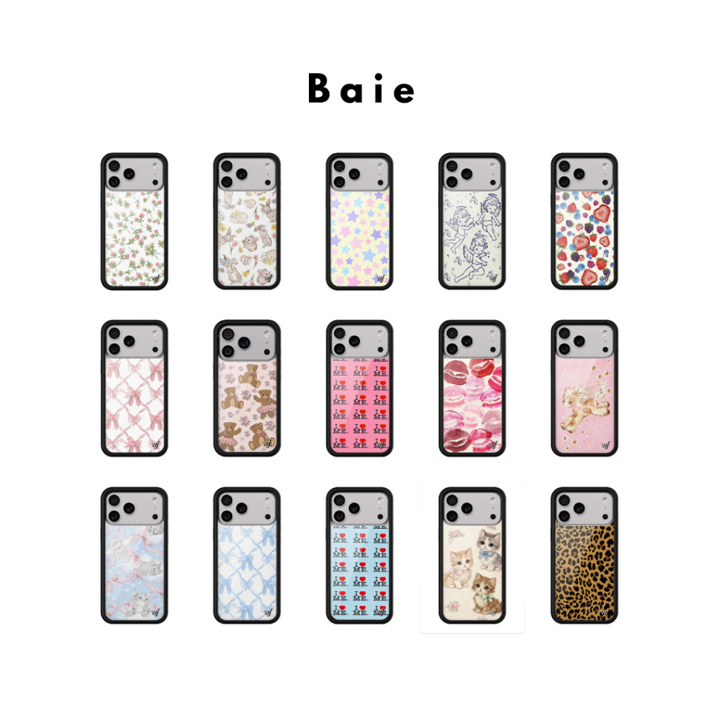 [พร้อมส่ง] Wildflower case for iphone 17 / 18