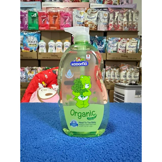 [ 1 ขวด] Kodomo แชมพูออร์แกนิค 800ml สำหรับเด็ก Head To Toe Baby ด้วยสูตรออร์แกนิคที่ปลอดภัยและดูแลผิว สำหรับเด็กทุกวัย