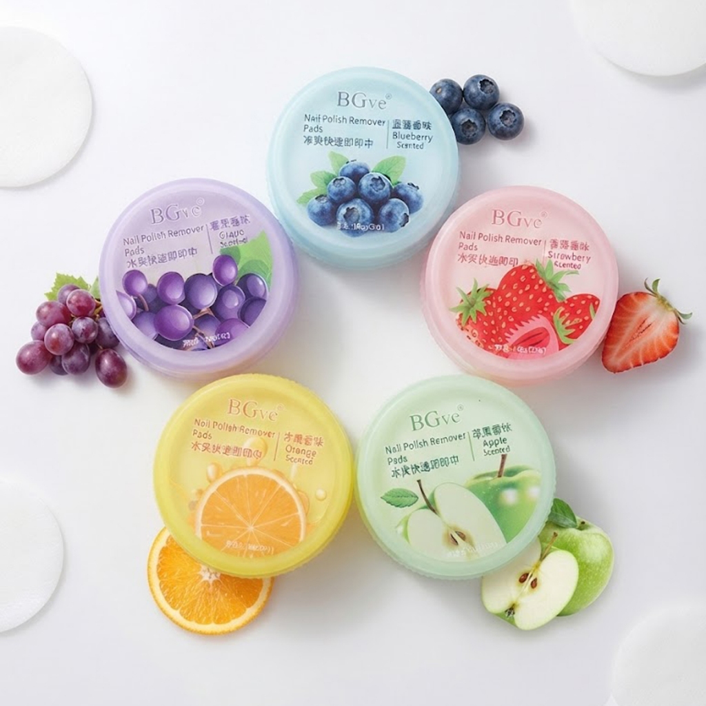 ยาล้างเล็บแบบแผ่นตลับ (Nail Polish Remover Pads)