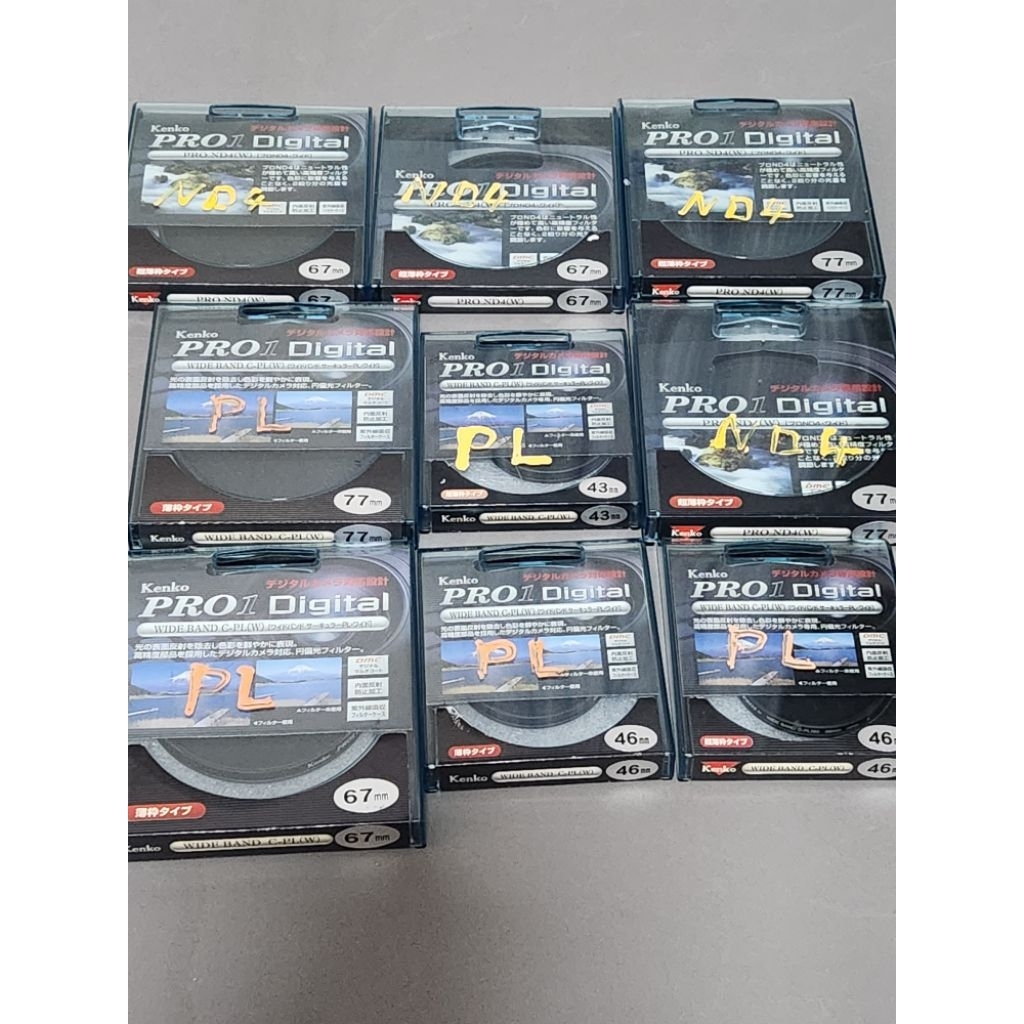 Filter Kenko Pro1D ND 4 MD4 PL CPL 77mm 67mm 46mm ของแท้จากญี่ปุ่น