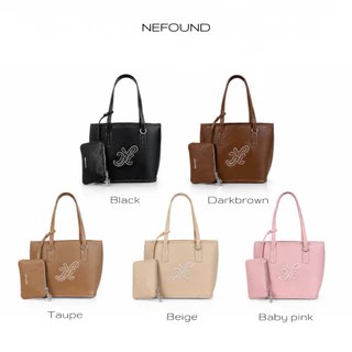 NF26062 NEFOUND กระเป๋า Tote bag รุ่น Bina หนัง PU Premium ขึ้นทรง