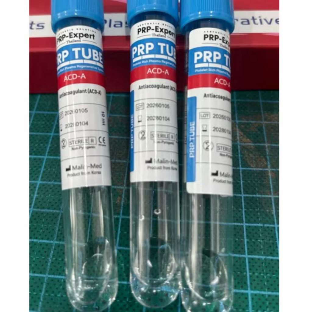 PRP Tube ACD-A สำหรับทำ PRP ข้อเข่า ขนาด 10ml ,15ml