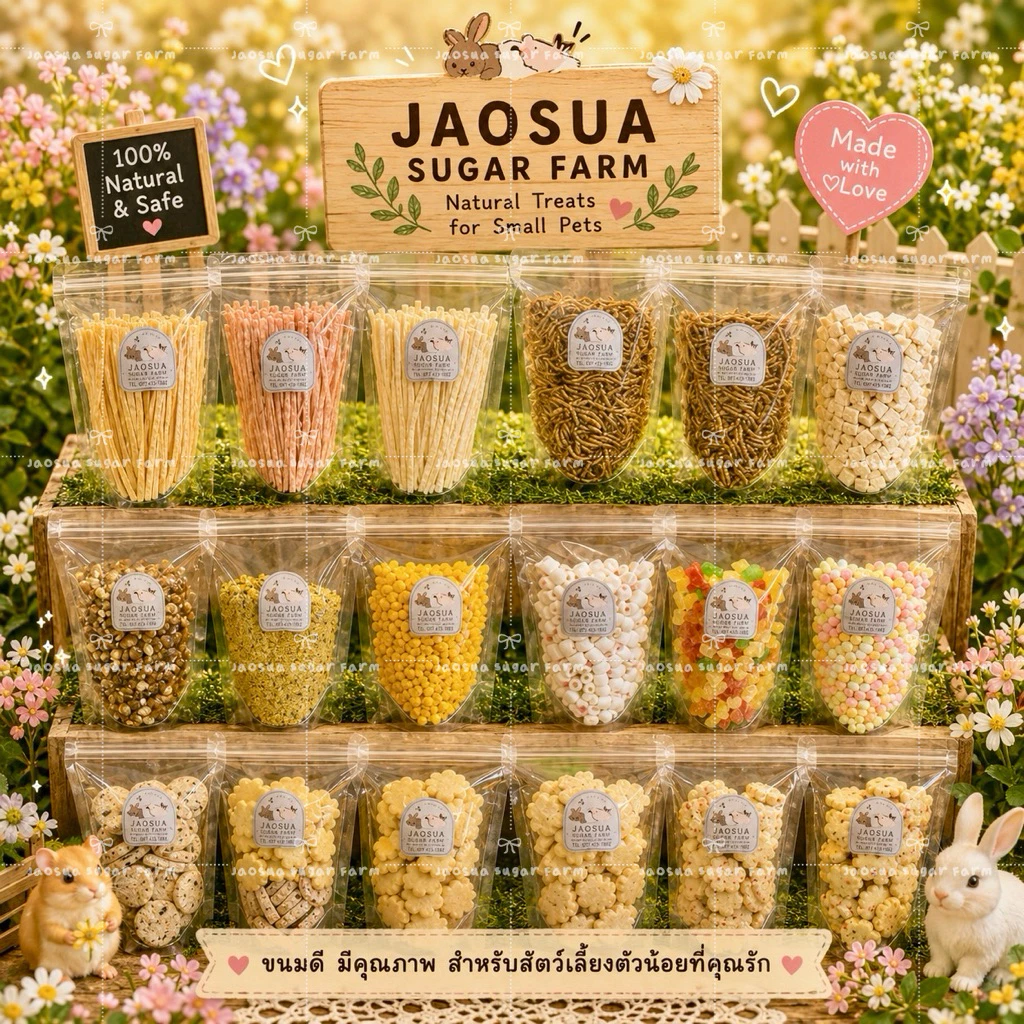 🌟🦔ขนาดใหม่ ใหญ่จุใจ!!🧨ของทานเล่นเพิ่มโปรตีนสำหรับสัตว์เลี้ยง
