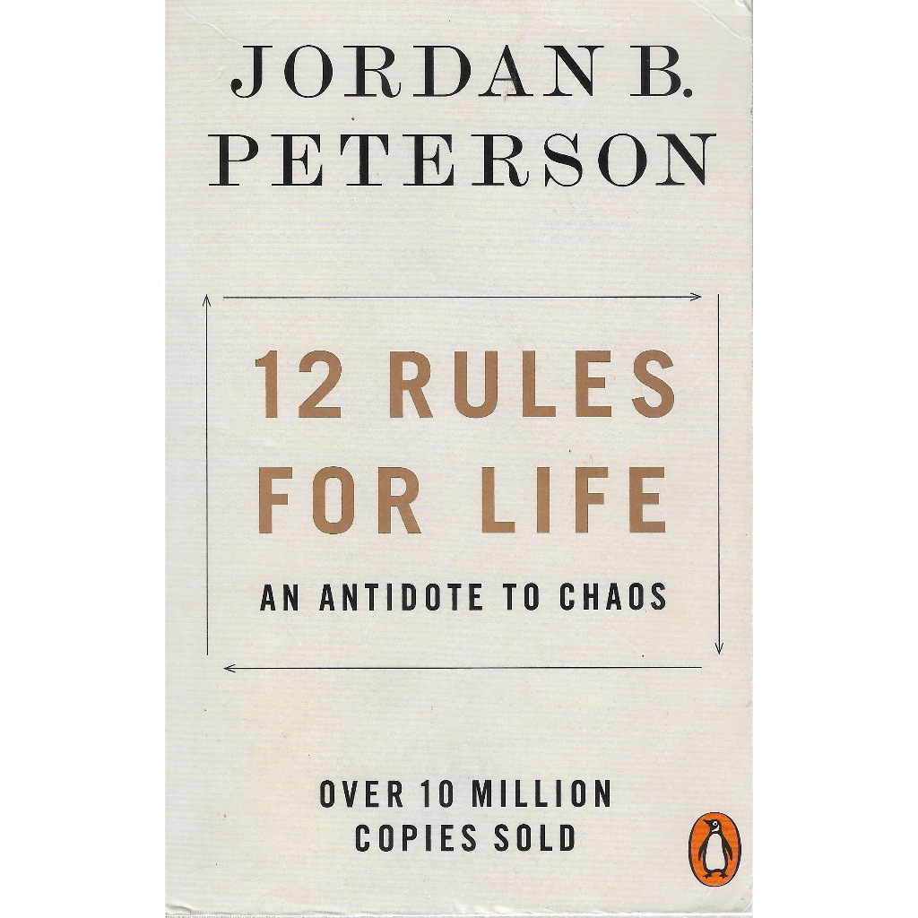 หนังสือภาษาอังกฤษ 12 Rules for Life : An Antidote to Chaos by Jordan B. Peterson