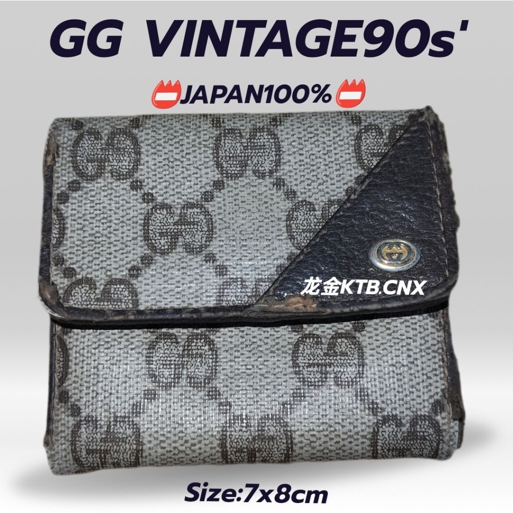 กระเป๋าสตางค์gucci vintage90sญี่ปุ่นมือสอง