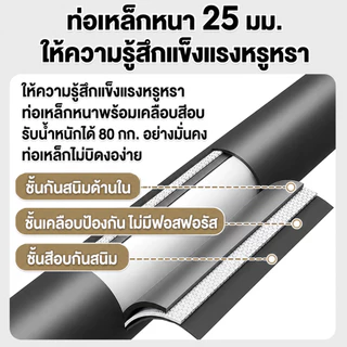 ราวแขวนเสื้อผ้า ราวแขวนผ้า ที่แขวนเสื้อผ้า พร้อมชั้นวาง 2 ชั้น มีล้อล็อก 360° 60/90 ซม. หอพักนักศึกษา เปิดเทอม