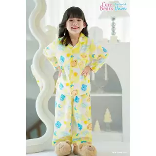 Thelandofvava 🐻LOOK17 - VNXI2351 ชุดนอนเด็ก unisex 🐻 Care Bears (Gummy Bear) ลิขสิทธิ์แท้จาก vava