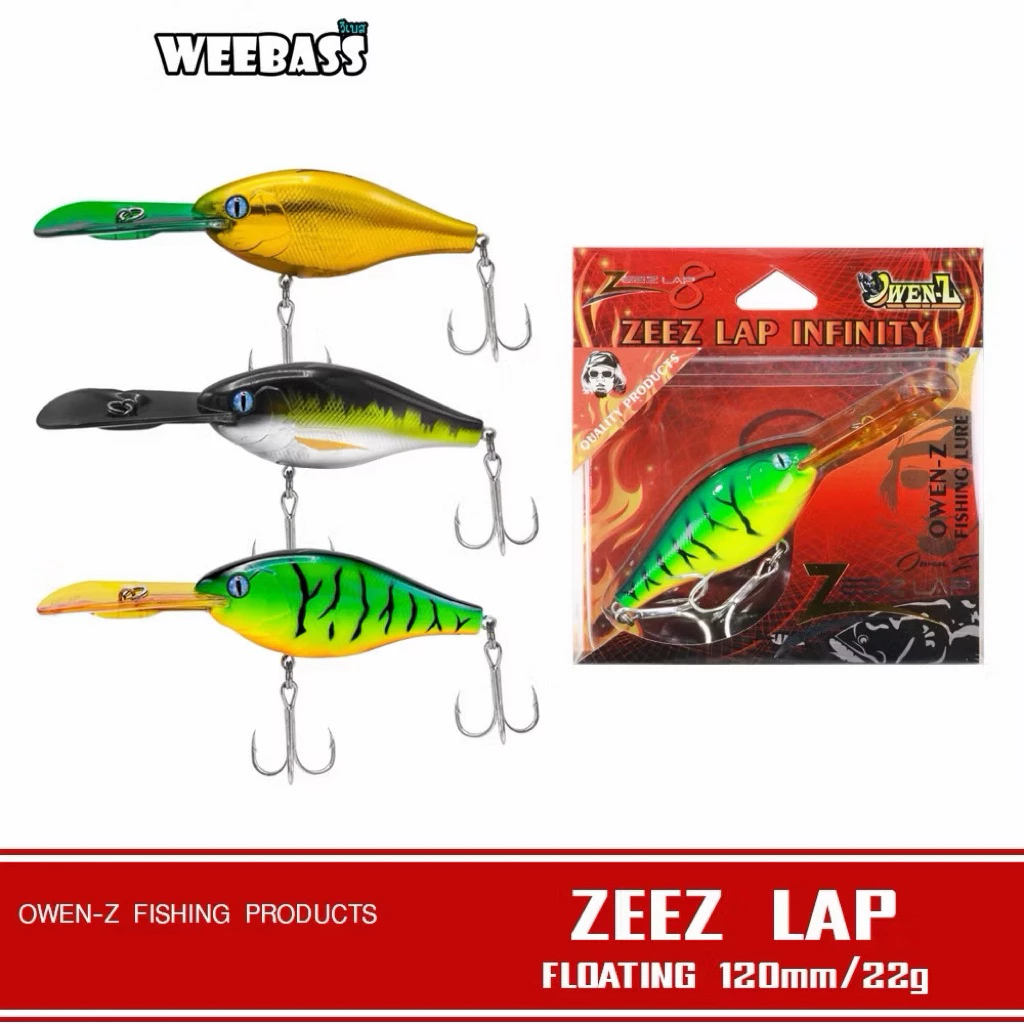 WEEBASS เหยื่อปลั๊ก รุ่น ZEEZ LAP by OWEN-Z เหยื่อปลั๊ก