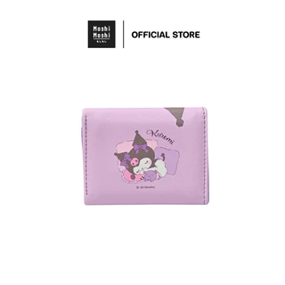 Moshi Moshi กระเป๋าธนบัตรใบสั้น กระเป๋าธนบัตร ลาย Kuromi ลิขสิทธิ์แท้จากค่าย Sanrio รุ่น 6100007575-7576