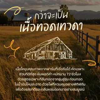 6 กระปุก - เนื้อล้วน เนื้อทอดเทวดา เนื้อทอดกรอบพร้อมทาน