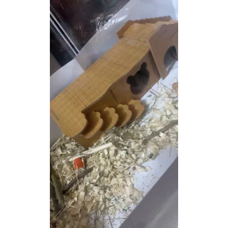 [Hmasterthailand] บ้านหลบไม้ บันได DIY สำหรับ แฮมสเตอร์ เม่นแคระ ดอร์เมาส์ ชูก้าง