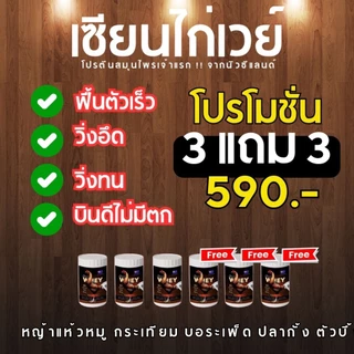 เซียนไก่เวย์โปรตีน บินดีไม่มีตก อึด ทน แรงดี บำรุ่งไก่ชน ของแท้