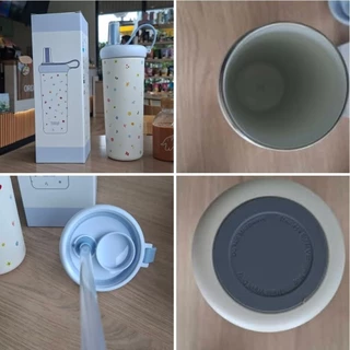 เก็บอุณหภูมิรุ่น Floral Tumbler PunThai Coffee ทำจากสแตนเลส 304 เคลือบเซรามิกด้านใน