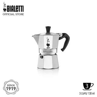 Bialetti หม้อต้มกาแฟ Moka Pot รุ่นโมคาเอ็กซ์เพรส ขนาด 3 ถ้วย/BL-0001162 (สีเงิน)