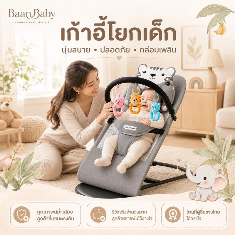 เก้าอี้โยกเด็ก เก้าอี้เปลโยก เปลไกว เปลเด็ก สำหรับเด็ก เก้าอี้เปลสำหรับเด็ก แข็งแรง