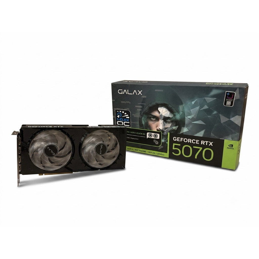 การ์ดจอ GALAX GeForce RTX 5070 1-Click OC (มือสอง มีประกัน)