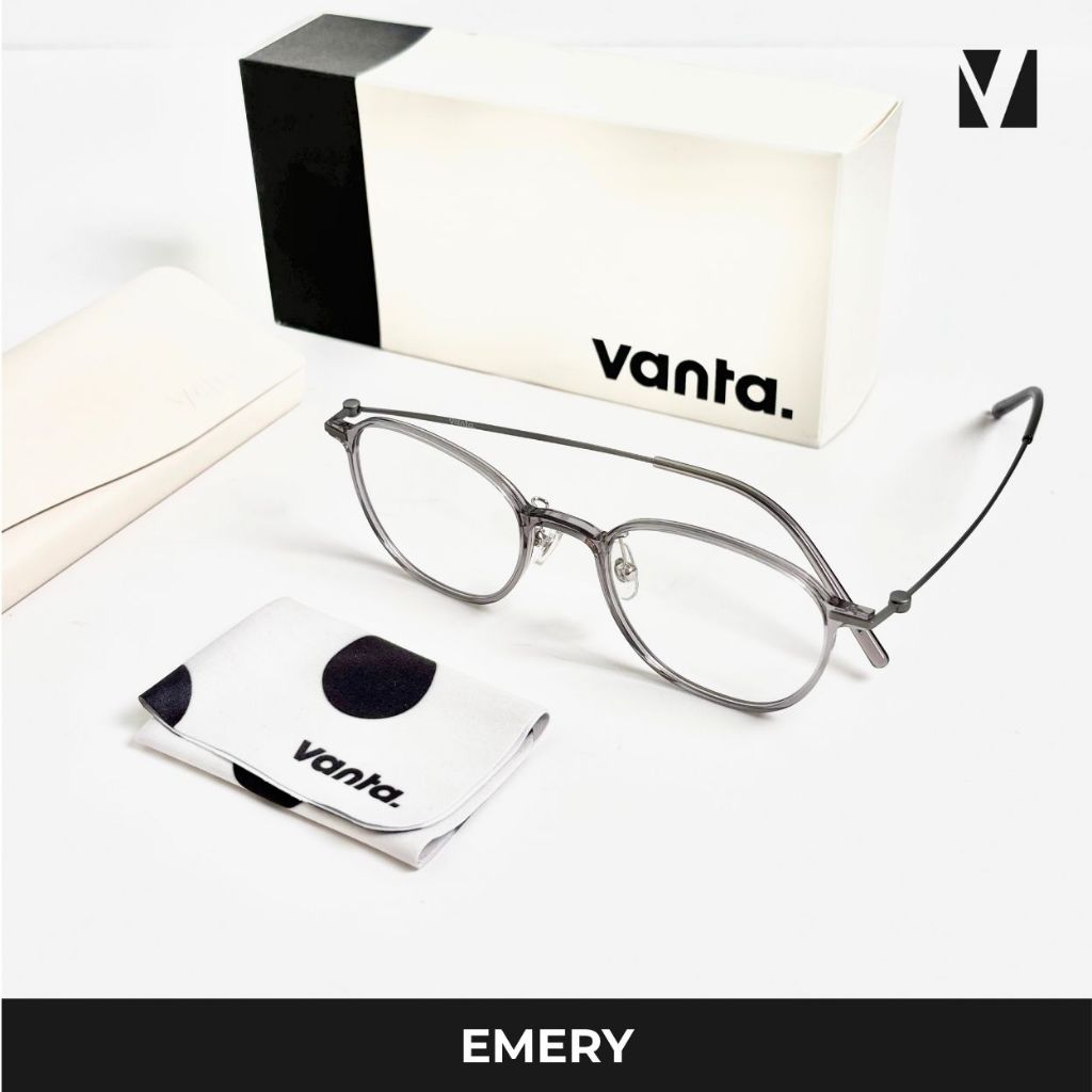 vanta. نظارة EMERY بفلتر أزرق إطار معدني بانتو — صورة 8
