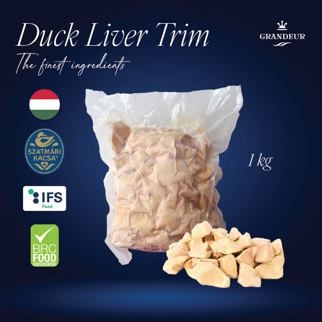 ฟัวกราส์เป็ดตัดแต่ง 1kg. Foie Gras Trimmings
