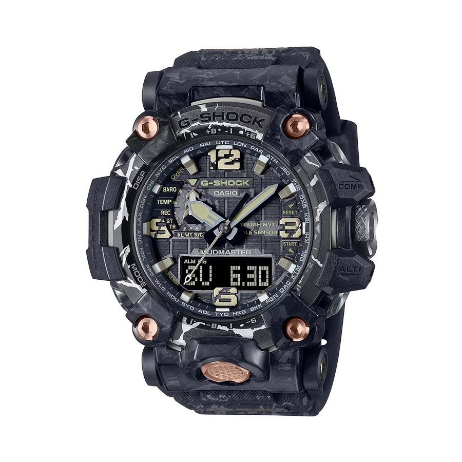 Casio G-Shock นาฬิกาข้อมือผู้ชาย สายเรซิ่น รุ่น GWG-2000 (GWG-2000CR-1APRM) - สีดำ/เทา