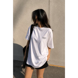 TIMEBOY เสื้อยืด INTROVERT ON DUTY ทรง Oversize เนื้อผ้า 100% Cotton Comb (TBY-2607-E002)