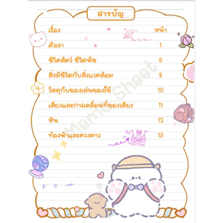 ชีทสรุปวิชาพื้นฐาน ป.1 (แบบแยกวิชา)