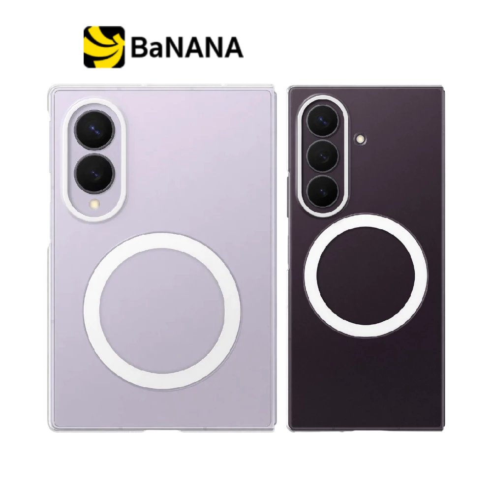 ชุดเคสใสแม่เหล็ก พร้อมฟิล์ม สำหรับ Samsung Galaxy Z Fold8 / Fold8 Ultra - Clear Magnet Case Transparent by Banana IT