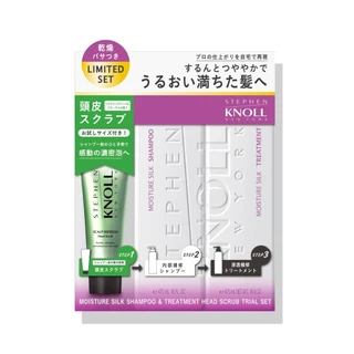 เซ็ท สตีเฟน โนลล์ มอยส์เจอร์ ซิลค์ SET STEPHEN KNOLL MOISTURE SILK SHAMPOO & TREATMENT 475ml+475ml+60g