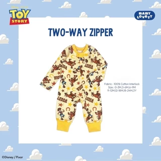 (ส่งด่วน) BabyLovett ชุดนอนเด็กเปิดเท้า Toy Story ซิปคู่ Two-Way Zipper ผ้านุ่มสบาย (0M-2Y)