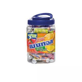 Mentos Mini Tube 50 pcs. Fruit เมนทอส มินิ กระป๋อง 50 ชิ้น ผลไม้ 500ก.