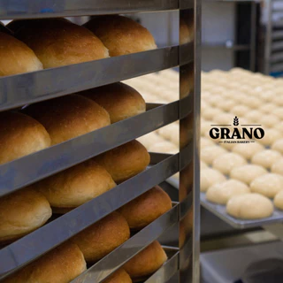 GRANO Brioche Burger Bun Premium | ขนมปังบริออชเบอร์เกอร์บัน | Soft Buttery Bread Burger Sandwich Bun | size 4"/10.5cm