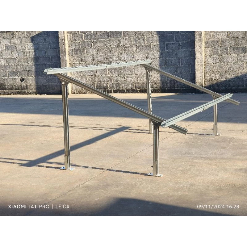 เสาตั้ง​ โครงเสา​ โครงสร้าง​ โซล่าเซลล์​ solar panel mounting rack พร้อมใช้งาน​ ไม่ต้องเชื่อม