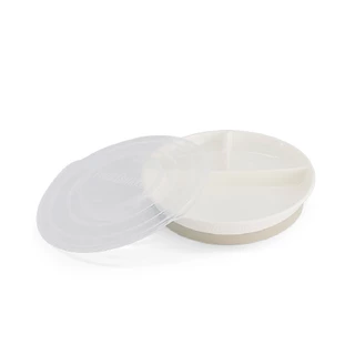 (ของแถมไม่มีจำหน่าย) Free!! Divided Plate จาน3หลุม(คละสี)