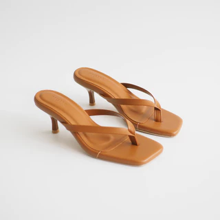 PICHA SHOES ส้นสูง 2.3 นิ้ว รุ่นหูหนีบ ส้นเข็ม พื้นนุ่มพิเศษ เดินสบาย ใส่ได้เดินได้ทั้งวัน แมตช์ง่ายทุกลุค